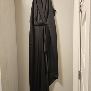 Alex Marie Elegant Black Asymmetrical Gown